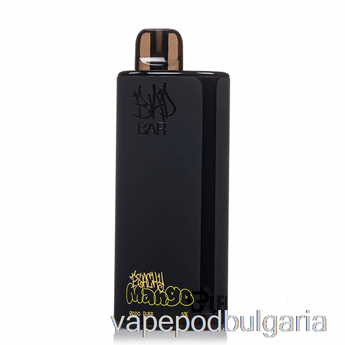 Vape Течности Bad Bar 8000 за еднократна употреба Peachy Mango Ice